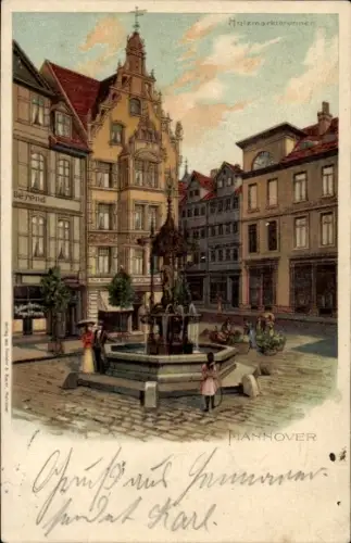 Litho Hannover, Holzmarktbrunnen