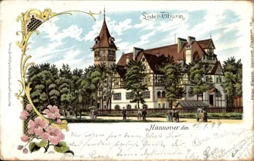 Litho Hannover in Niedersachsen, Lister Turm