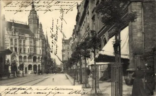 Ak Hannover, Schillerstraße