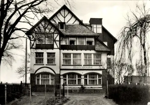 Ak Ostseebad Heringsdorf auf Usedom, Haus Meeresfrieden
