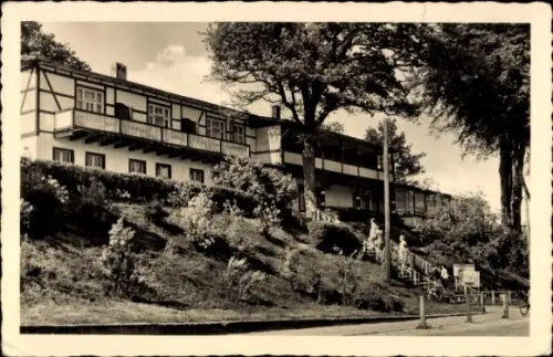 Ak Ostseebad Kölpinsee auf Usedom, FDGB Erholungsheim Seerose