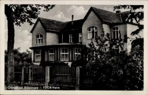 Ak Ostseebad Kölpinsee auf Usedom, FDGB-Heim