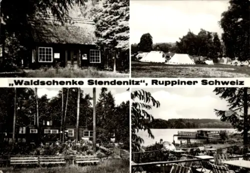 Ak Stendenitz Neuruppin in Brandenburg, Waldschenke Stendenitz
