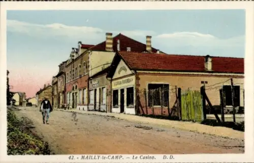 CPA Mailly le Camp Aube, Casino