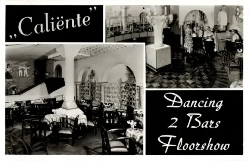Ak Amsterdam Nordholland Niederlande, Dancing Cabaret Caliënte, Innenansichten