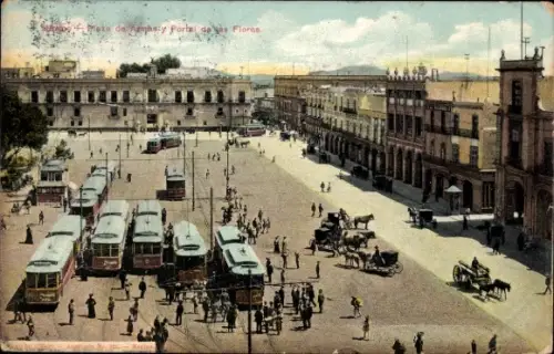 Ak Ciudad de México, Plaza de Armas, Portal de las Flores