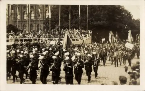 Foto Ak Köflach Steiermark, Steirischer Sängerbund, Festzug