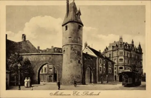 Ak Mulhouse Mülhausen Elsass Haut Rhin, Bollwerk