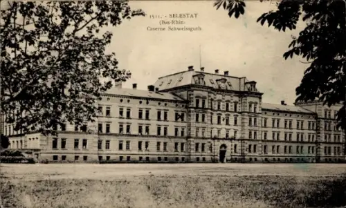 Ak Sélestat Schlettstadt Elsass Bas Rhin, Kaserne Schweissguth