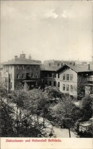 Ak Hamburg Mitte Borgfelde, Diakonissenanstalt und Heilanstalt Bethesda, Burgstraße 39