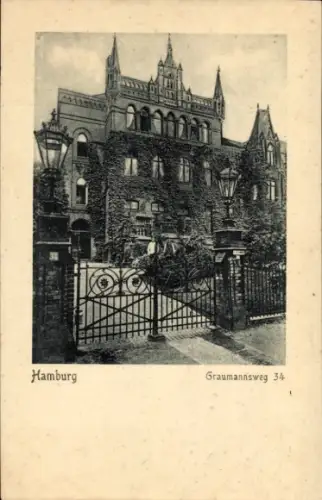 Ak Hamburg Hohenfelde, Graumannsweg 34