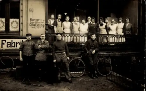 Foto Ak Hamburg Mitte St. Pauli, Bartelsstraße 112, Kontor Otto Eising