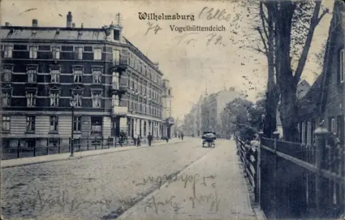 Ak Hamburg Wilhelmsburg, Vogelhüttendeich
