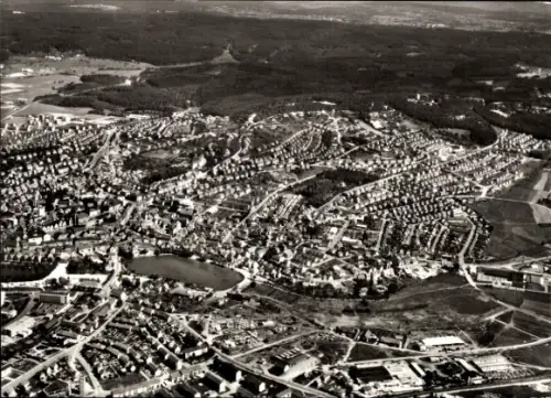 Ak Böblingen in Württemberg, Fliegeraufnahme