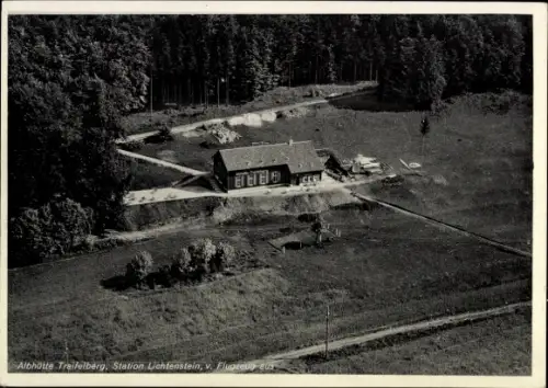Ak Traifelberg Honau Lichtenstein in Baden Württemberg, Albhütte Traifelberg, Station Lichtenstei