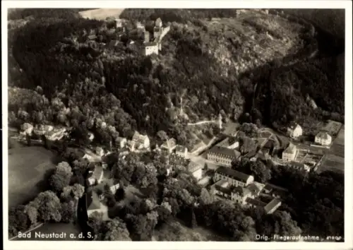 Ak Bad Neuhaus Bad Neustadt an der Saale Unterfranken,  Orig. Fliegeraufnahme