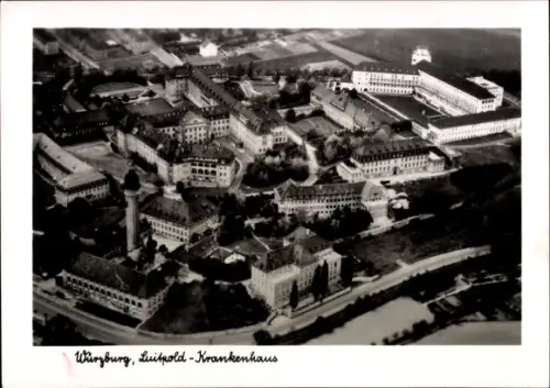 Ak Würzburg am Main Unterfranken,  Luitpold-Krankenhaus