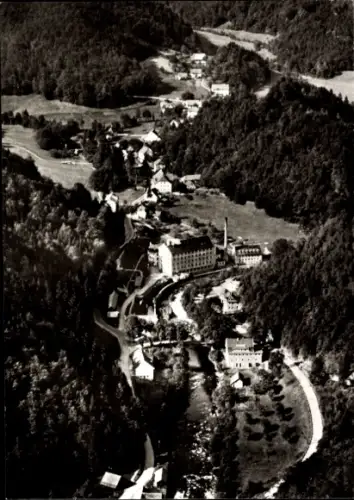 Ak Tiefenstein Görwihl in Baden, Fliegeraufnahme