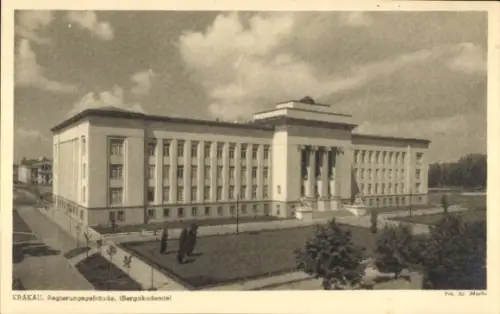 Ak Kraków Krakau Polen, Regierungsgebäude, Bergakademie