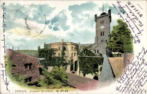 Ak Triest Trieste Friuli Venezia Giulia, Arsenale del Lloyd