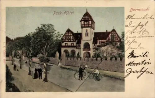 Ak Darmstadt in Hessen, Park-Hotel