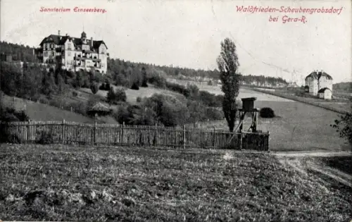 Ak Waldfrieden Scheubengrobsdorf Gera in Thüringen, Sanatorium Ernseerberg