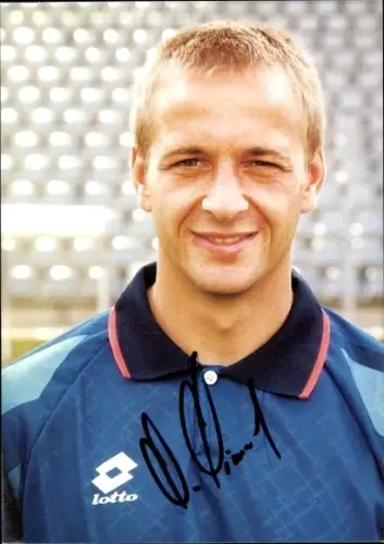 Autogrammkarte Fußballer Daniel Simmes, SV Wuppertal, Autogramm