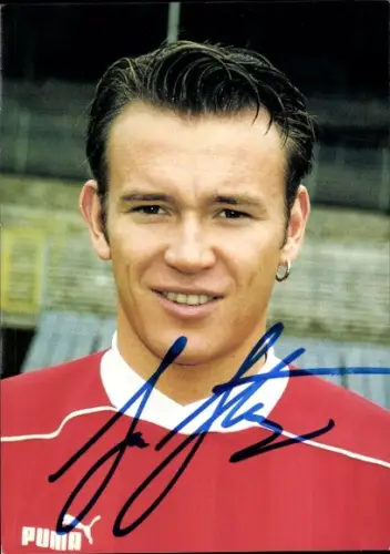 Autogrammkarte Fußballer Sven Steup, SV Wuppertal, Autogramm