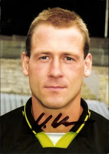 Autogrammkarte Fußballer Wolfgang Wiesner, SV Wuppertal, Autogramm