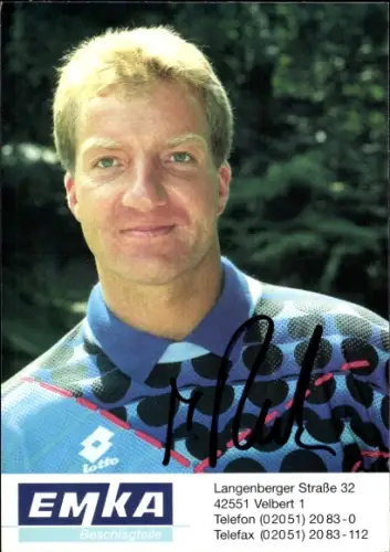 Autogrammkarte Fußballer Thomas Richter, SV Wuppertal, Autogramm