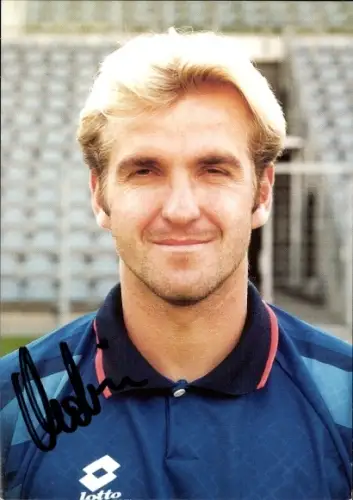 Autogrammkarte Fußballer Edin Omanovic, SV Wuppertal, Autogramm