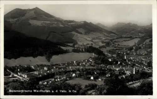 Ak Waidhofen an der Ybbs in Niederösterreich, Gesamtansicht