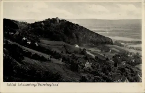 Ak Schaumburg Rinteln an der Weser, Schloss Schaumburg, Burg