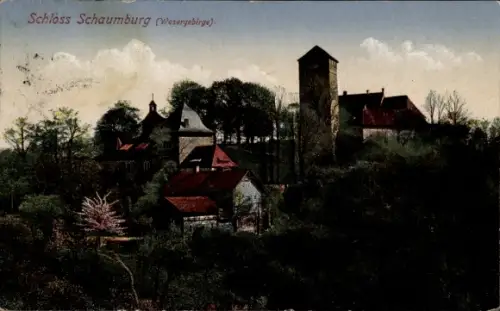Ak Schaumburg Rinteln an der Weser, Schloss Schaumburg, Burg