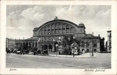 Ak Berlin Kreuzberg, Anhalter Bahnhof, Werbung Prakma-Maschinen