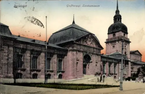Ak Darmstadt in Hessen,  Großherzogl. Landesmuseum