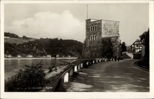 Ak Linz an der Donau Oberösterreich, Anschluß-Turm