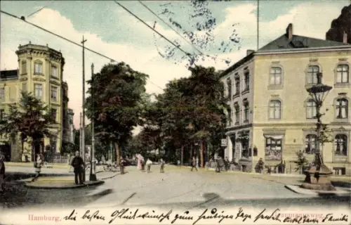 Ak Hamburg Nord Hohenfelde, Graumannsweg