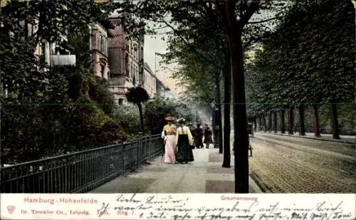 Ak Hamburg Hohenfelde, Graumannsweg