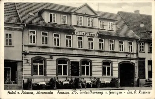 Ak Sömmerda in Thüringen, Hotel z. Prinzen,  O. Kästner