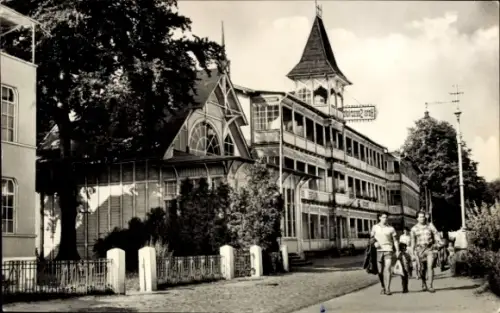 Ak Ostseebad Binz auf Rügen, Hotel Seeschloss
