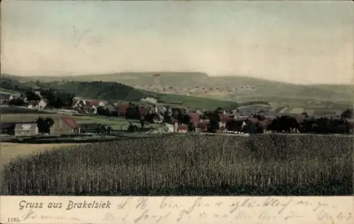 Ak Brakelsiek Schieder Schwalenberg im Kreis Lippe, Panorama