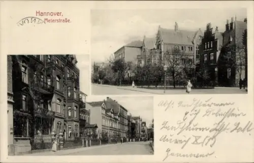 Ak Südstadt Bult Hannover in Niedersachsen, Meterstraße