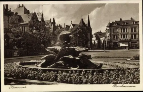 Ak Hannover, Resebrunnen