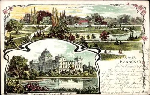 Passepartout Litho Hannover, Maschpark, Museum