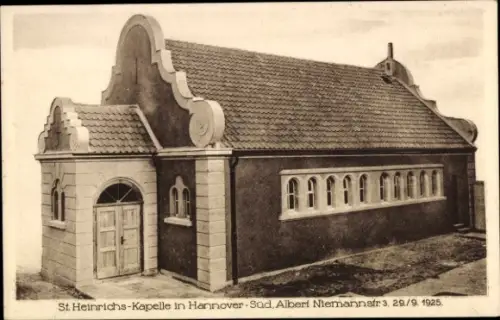 Ak Hannover Südstadt, Sankt Heinrichs Kapelle, Albert Niemann Straße 3