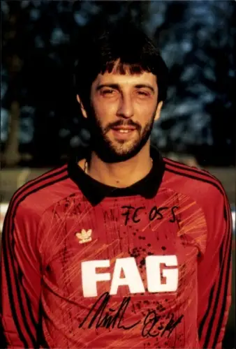 Autogramm Fußballer Karl Heinz Müller, 1. FC Schweinfurt 05, Autogramm