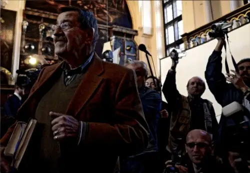 Ak Schriftsteller Günter Grass, 60 Jahre Goethe Institut