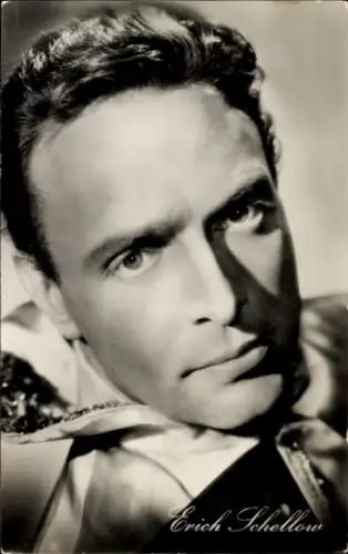 Foto Schauspieler Erich Schellow, Portrait