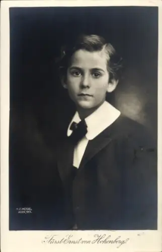Ak Fürst Ernst von Hohenberg, Portrait